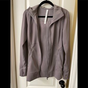 Lululemon, sz 12, hooded jacket.